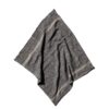 handdoek PUEBCO grijs met wit streep van recycled stof