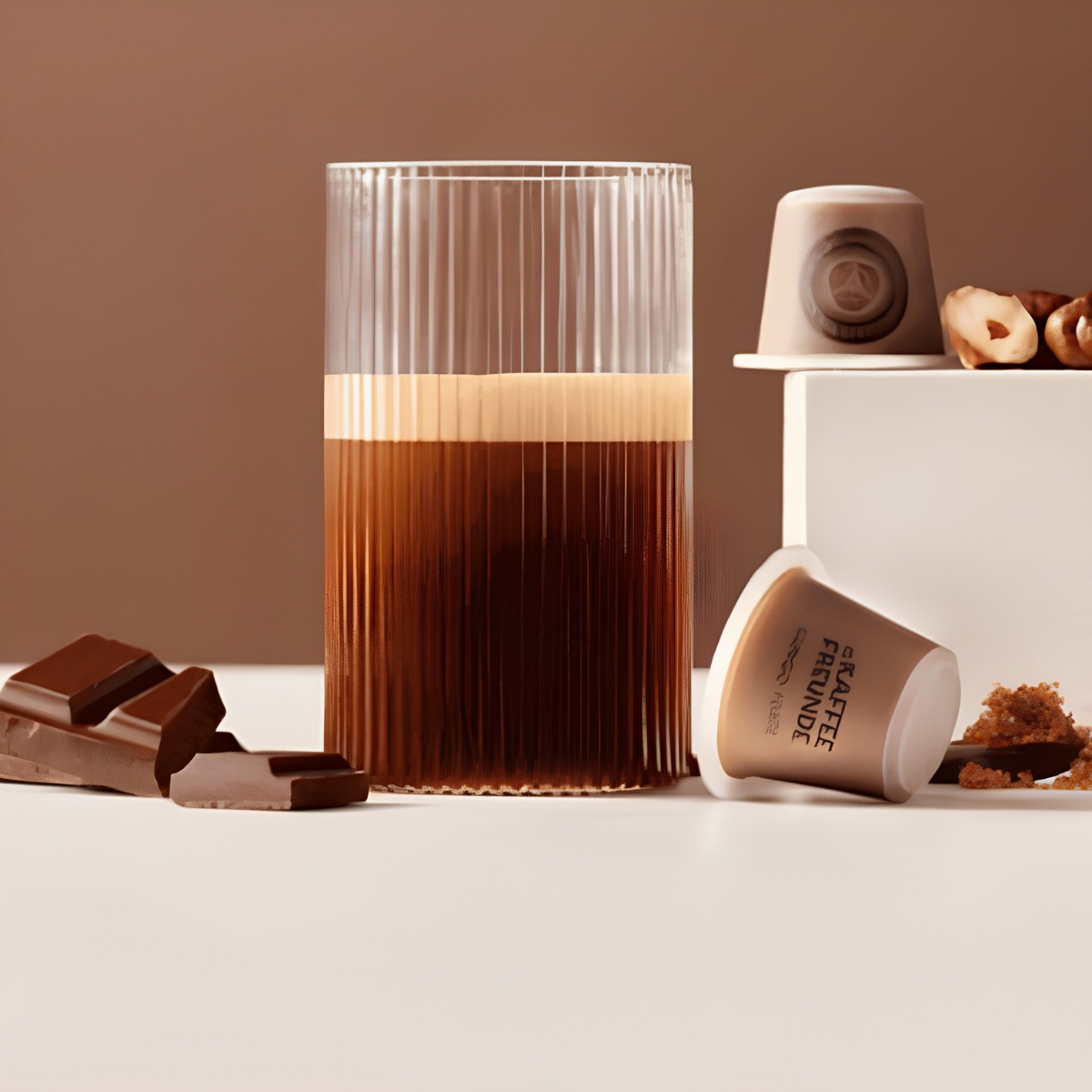 De KoffieJongens Lungo Forte kop koffie met cups