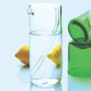 Karaf van Rebottled van upcycled glas met citroenwater