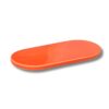 PLAYST ovaal rood bord van 19,6 bij 9,8 cm