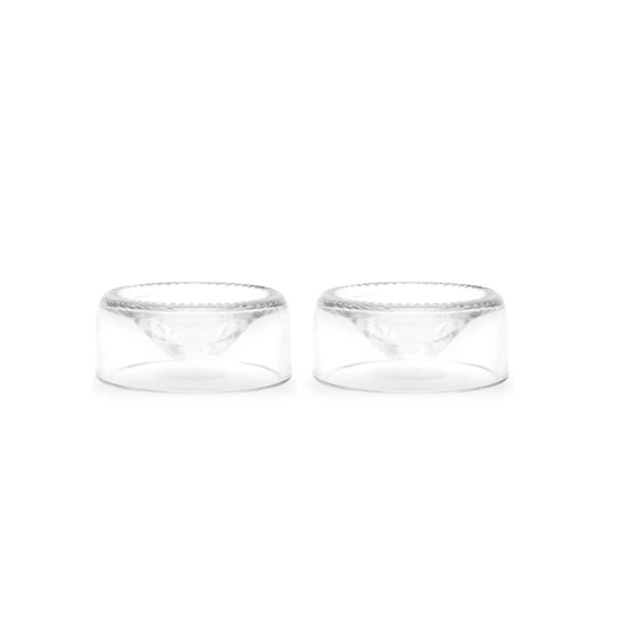 Rebottled eierdop 2 stuks van clear glas