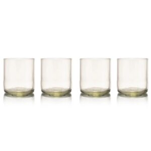 Rebottled tumbler short glazen, 4 pack, helder