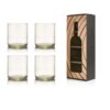 Rebottled tumbler short glazen, 4 pack, helder met verpakking