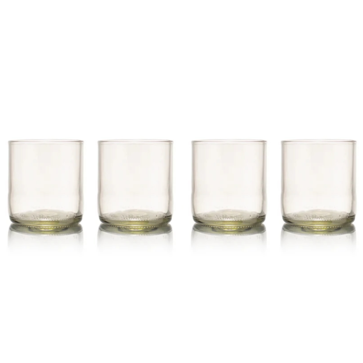 Rebottled tumbler short glazen, 4 pack, helder