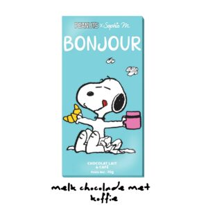 Snoopy chocoladereep BONJOUR