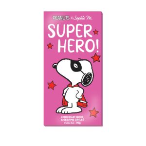 Alternative view of Snoopy chocoladereep SUPER HERO