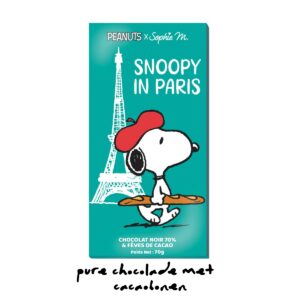 Snoopy chocoladereep IN PARIS