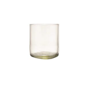 Rebottled tumbler short, 1 stuk, helder glas