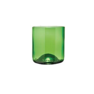 Rebottled tumbler short, 1 stuk, groen glas