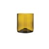 Rebottled tumbler short, 1 stuk, olijf-kleurig glas