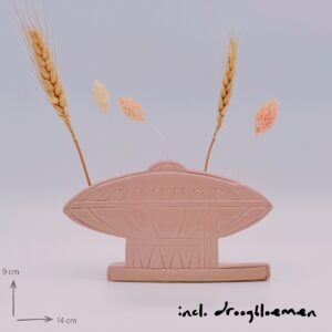 Alternative view of Keramiek vaasje Evoluon oudroze | handgemaakt