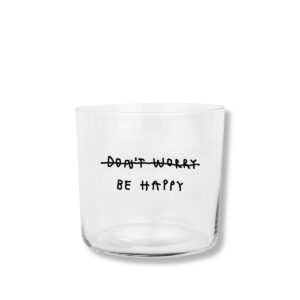 Be Happy glas