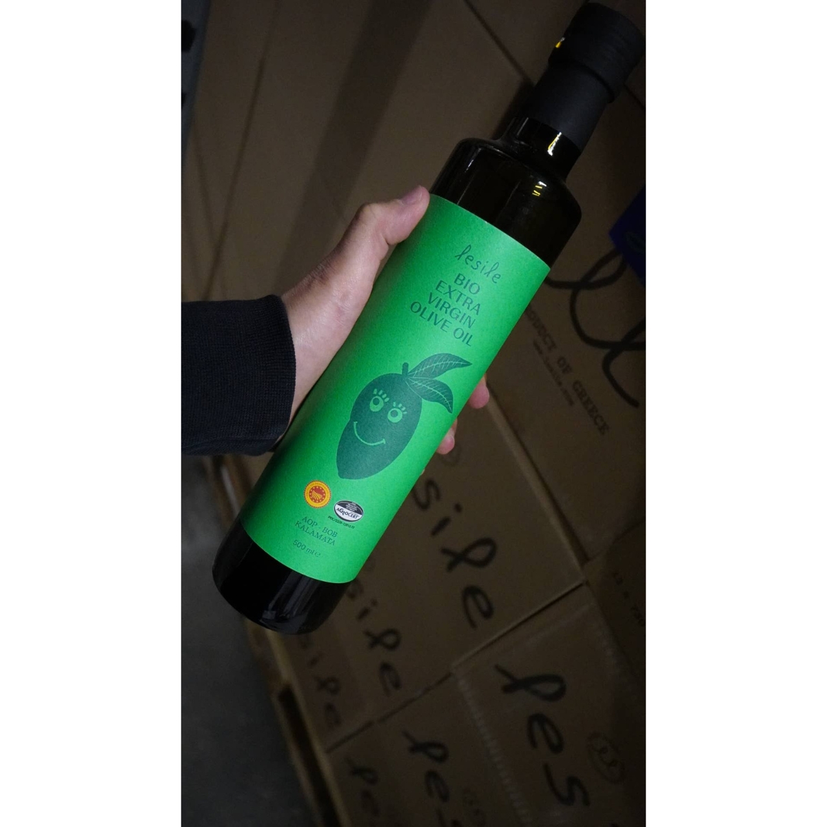 Kalamata PDO Extra Vierge olijfolie 500ml | biologisch - Afbeelding 4