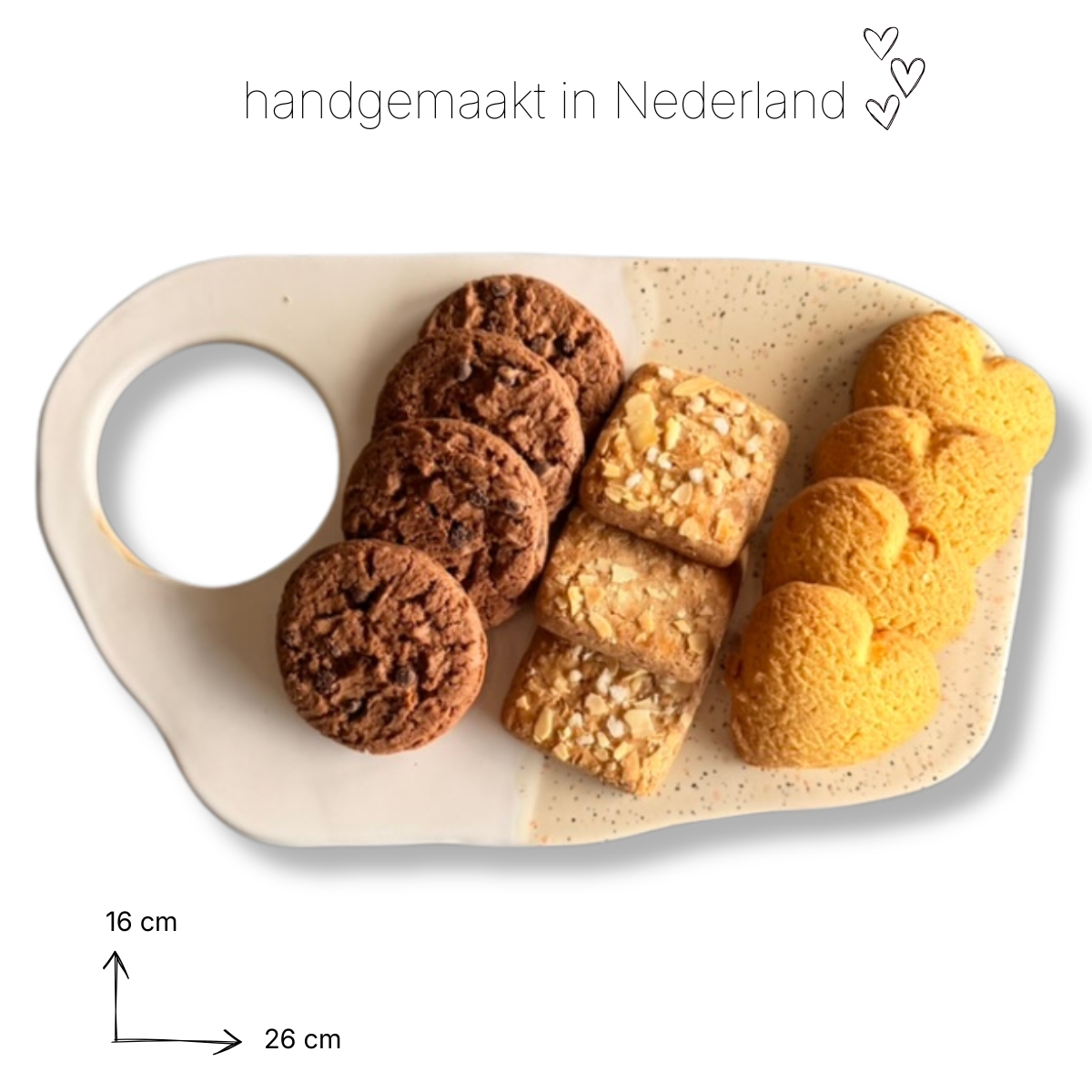 Serveerplank keramiek | handgemaakt - Afbeelding 3