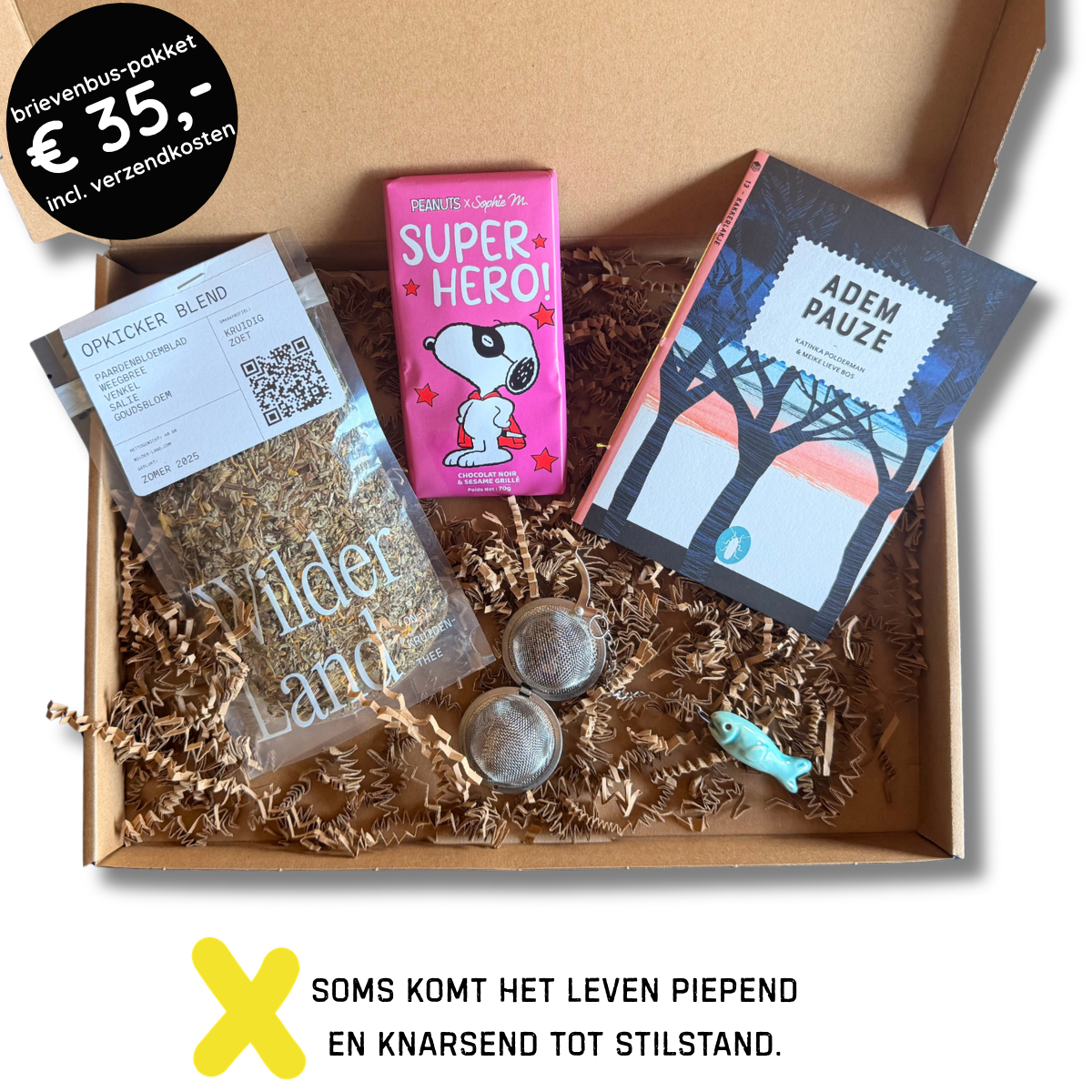Opkikker brievenbus cadeaupakket - Afbeelding 1