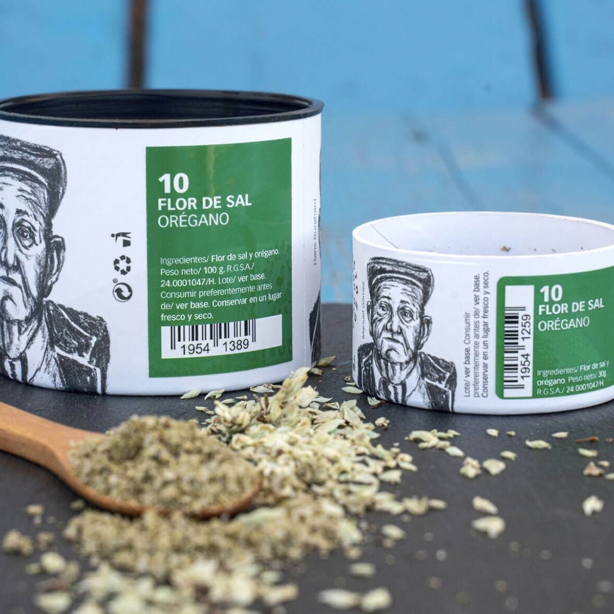 Flor de Sal Oregano | ecologisch bloemzout - Afbeelding 2