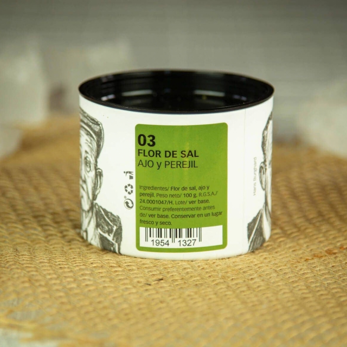 Flor de Sal Knoflook & Peterselie | ecologisch bloemzout - Afbeelding 3